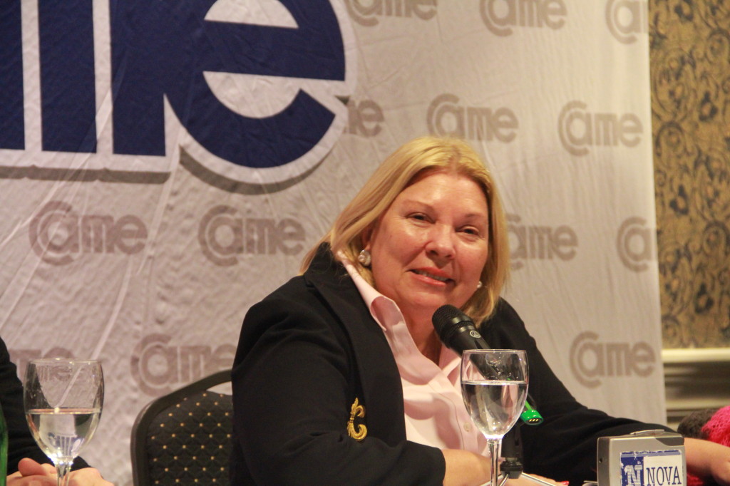 Elisa Carrio, founder of a political alliance